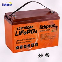Batterie de scooter à 3 roues 12V300AH 3.6KWh LiFePO4, cellule de batterie à charge équilibrée, haute densité énergétique pour moteur de fauteuil roulant électrique