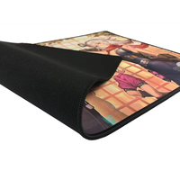 Tapis de souris de jeu RGB personnalisé et élégant, antidérapant, résistant à l'eau, en caoutchouc naturel, 36x36, 48x48, 48x72, pour configuration de jeu