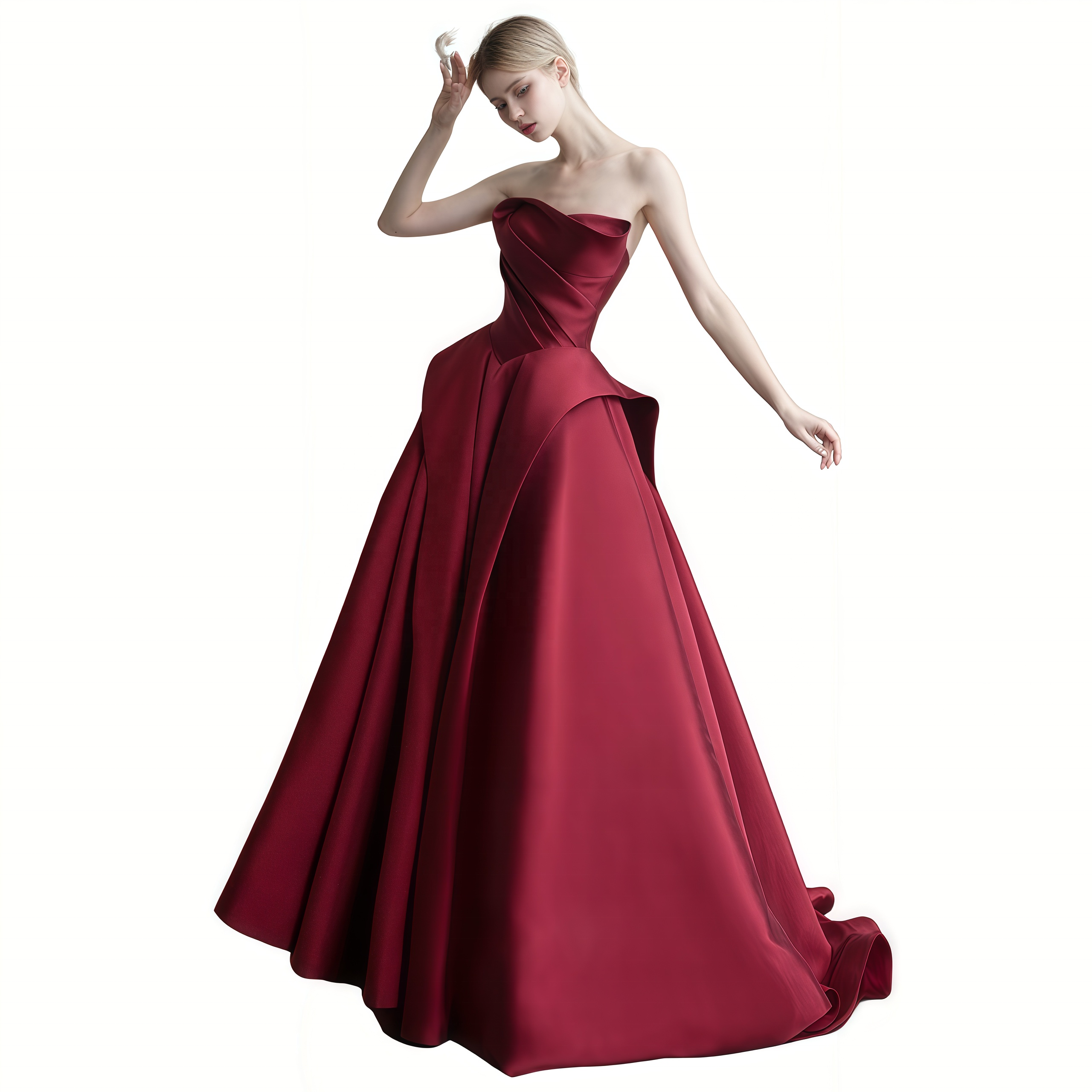 long sleeve womens ball gowns