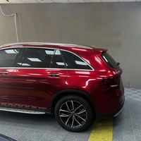 WRAPMASTER 1.52*17m rouge rubis PET liquide métallique auto-adhésif voiture vinyle Wrap comment envelopper une voiture