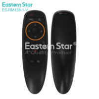 Télécommande ES-RM188-1-V à prix d'usine pour Air Mouse G10s avec fonctions vocale et gyroscope, connexion USB