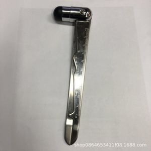 Marteau de percussion en acier inoxydable avec graduations 10 cm, outil de diagnostic clinique neurologique pour réflexes - Product Image 1