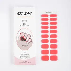 Uv Gel Nail Gel 2023 Wholesale Uv Gel Top Seller New Brand UV Gel Polish Nail Art Wraps Gel Varnish Nail Polish Stickers