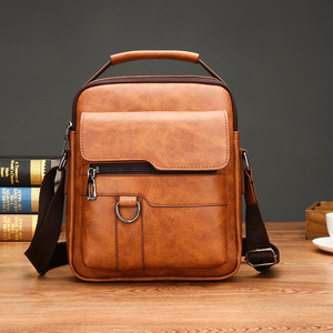 IStapromo <b>Gifts</b> Men's Shoulder <b>Bag</b>, <b>Large</b> Capacity, Wear-resistant PU Crossbody <b>Bag</b>, Multifunctional Waterproof Shoulder <b>Bag</b> - Product Image 3