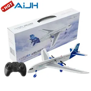AiJH Rc Arfラジコンモデル子供用飛行機おもちゃ飛行機リモートコントロールグライダー飛行機PesawatAvionジェットプレーン