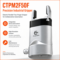 ChangingTek Pinza Robótica de Dos Dedos con Servo de 24V de Bajo Mantenimiento CTPM2F50F, Carga Máxima de 2.5kg, Protocolo de Comunicación Múltiple