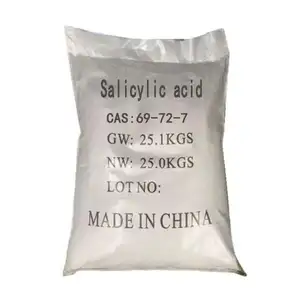 Factory Supply Cosmetic Raw Material Salicylic Acid CAS. 69-72-7 Raw Powder