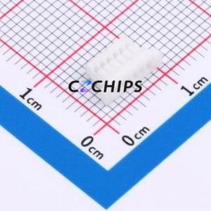 A1001-06P Housing (Wire-to-Board / Wire-to-Wire) P=1mm Connector ( Jack Structure: 1x6P )( Pitch: 1mm )( Reference Series: SH ) - Product Image 1
