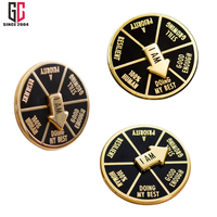 Badges métalliques sur mesure sur le thème nautique, broches émaillées avec motifs casquette de capitaine, ancre et gouvernail, épingles de revers – Fabrication depuis 12 ans