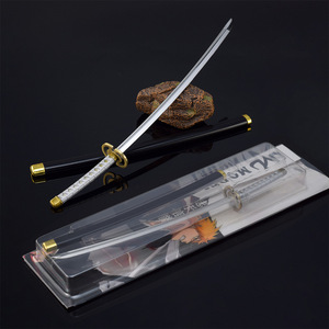 Alliage <span class=keywords><strong>de</strong></span> zinc <span class=keywords><strong>tout</strong></span> métal petit jouet épée <span class=keywords><strong>Bleach</strong></span> Ichimaru Gin Zanpakutou Shinsou 26cm 44g Mini Katana - Product Image 3