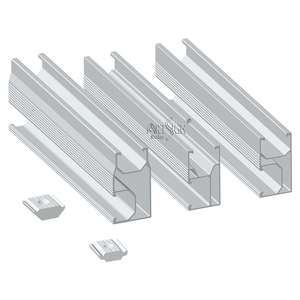 Rails <span class=keywords><strong>solaires</strong></span> en aluminium, longueur personnalisée, supports de montage de <span class=keywords><strong>panneaux</strong></span> photovoltaïques, rails longs pour montage <span class=keywords><strong>sur</strong></span> toit et au sol |   Art Sign - Product Image 3