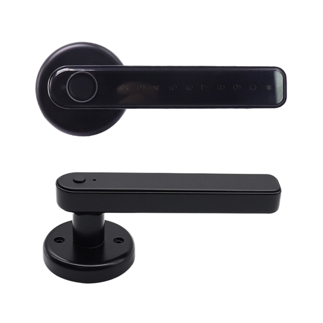 Bunchen GM3-tr WiFi Smart Digital Lock Indoor Wooden Door Fingerprint Password Tuya App Cloud Aluminum Alloy Office Home Bedroom