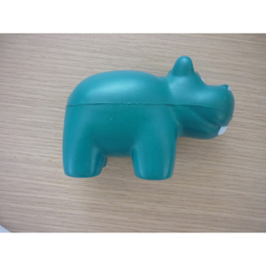 Juguete de Hipopótamo de Espuma de Poliuretano de la Cruz Azul de Massachusetts, Decoración de Escritorio con Temática Animal, Manualidades de Moldeo - Product Image 3