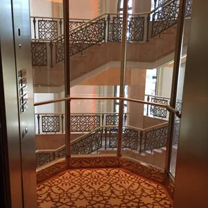 新製品パノラマ観光客用エレベーター鉄骨構造スクリュードライブエレベーター