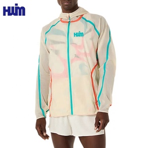 Ultra Thin Transparent Packable <strong>Jacket</strong> for <strong>Men</strong> Custom Water Windproof Breathable Lightweight <strong>Running</strong> Training Outdoor Sports - Product Image 1