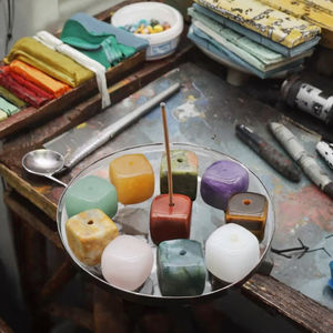 Nouveauté : Mini porte-encens Palo Santo, cube en cristal de quartz naturel mélangé, poli, gravé, design artisanal unique, bricolage - Product Image 3