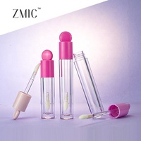 2.5ml 3ml 5ml Bonbons Brillant À Lèvres Tubes Kit Blanc rose Violet Mignon Brillant À Lèvres En Gros Ensemble Mini Nouveau Brillant À Lèvres Fun Designs