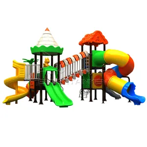 Customized high quality colorful outdoor playground Slide Toys Kids Playhouse Outdoor Playground Equipment For Sale