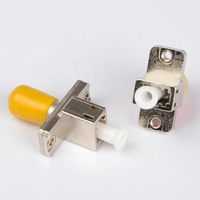 Adaptador de Fibra Óptica ST-LC, Conector de Aleación de Zinc, PC UPC APC SM Simplex MM Multimodo, Adaptador de Conector Óptico, Acoplador Sc