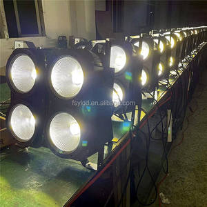 איכות גבוהה שלב מנורת ציוד cob בלינדר 400w dmx 4 עיניים <span class=keywords><strong>blinder</strong></span> קהל cob אור - Product Image 5