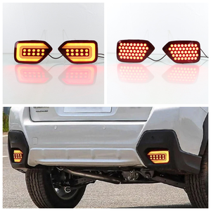 Nuevas Luces Reflectoras Traseras para <span class=keywords><strong>Subaru</strong></span> XV 2018-2023 <span class=keywords><strong>Outback</strong></span> 2015-2020, Reflector Trasero con Señal de Giro Dinámica, Luces de Freno y Niebla - Product Image 1