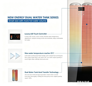 R290 R32 All-in-one dual-tank twin-tank slim heat <b>pump</b> high efficiency swimming <b>pool</b> heat <b>pump</b> - Product Image 5