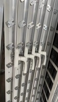 Fenêtres à persiennes Cadre en aluminium Persiennes en verre Fenêtre Jalousie Fenêtre avec moustiquaire