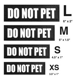 Puレザーパッチ取り外し可能フックループサービス犬用ベスト & ハーネス用カスタム - Product Image 6