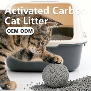 Lettiera per Gatti al Carbone Attivo Manxiaomeng, Sabbia Ecologica Assorbente in Bentonite, Profumo Naturale, Agglomerante, 5KG Bianco - Product Image 1