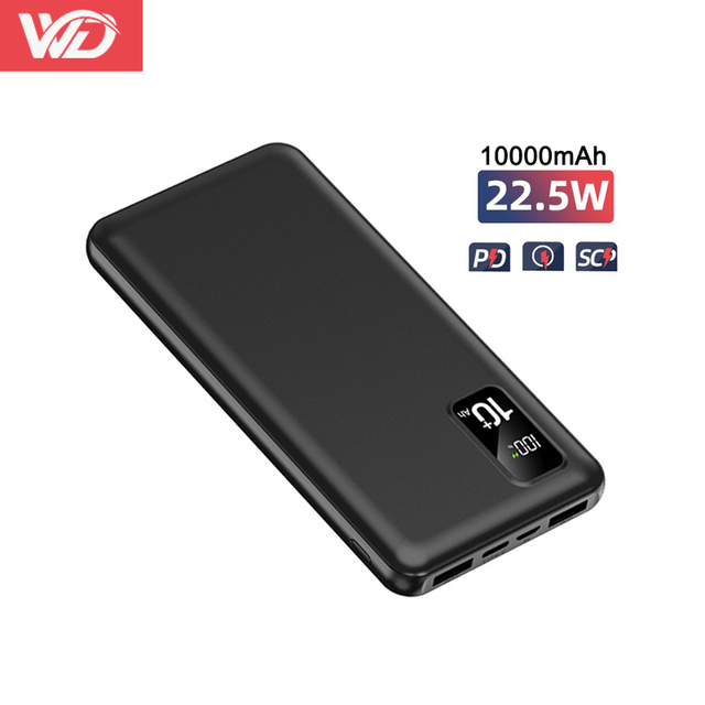 Factory Power Bank 10000mah 22.5W PD Portable Charger Wholesale New Design Power Bank 10000mah Fast Charging