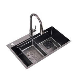 <b>Kitchen</b> <b>Sink</b> 304 Stainless Steel Single Bowl Undermount Brushed Surface Thickened 0.7mm Easy To Clean - Product Image 4