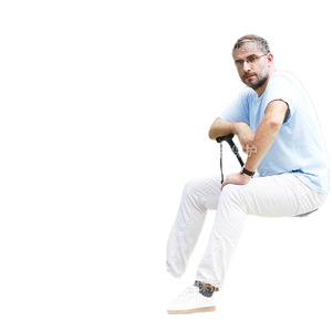 Canne pliante Dooob en aluminium à 4 pieds avec siège antidérapant pour personnes âgées, randonnée et déplacements - Product Image 3