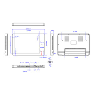 Tablette Android 10,1 pouces en promotion, RK3576, 4+32 Go, Android 14, Wi-Fi, PoE, pour affichage numérique professionnel - Product Image 6