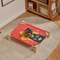 Lit de repos surélevé en bois respirant pour chat, lit rafraîchissant pour chien, lit de sommeil pour cochon d'Inde et hamster - Vente en gros