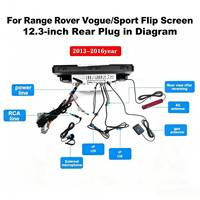 Navihua 12.3 pouces Android Touch Rotatable ScreenGPS Navigation Car Entertainment Multimedia Head Unit pour Range Rover Sport L494