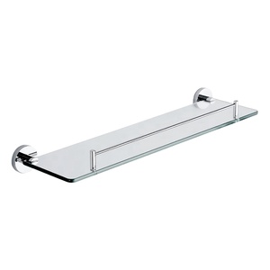 Support d'étagère en <span class=keywords><strong>verre</strong></span> trempé en acier inoxydable 304 pour <span class=keywords><strong>douche</strong></span>, organisateur de rangement mural pour salle de bain, fourni par l'usine - Product Image 1
