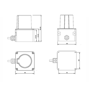Escáner <span class=keywords><strong>3D</strong></span> <span class=keywords><strong>Lidar</strong></span> AKUSENSE con Sensor TOF de 30 Hz, Medición de Interiores de 270 Grados, Componente Electrónico LoRaWAN - Product Image 3