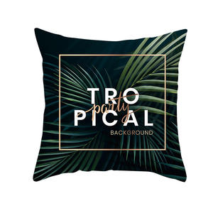 <span class=keywords><strong>Fundas</strong></span> de Almohada con Diseño de Plantas Verdes Nórdicas, <span class=keywords><strong>Fundas</strong></span> de Cojín de Gamuza para Decoración de Sofá Cama, Artículos para el Hogar Shopee Cross-Border - Product Image 5