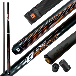 Little Monster Beast Carbon Fiber Break Jump Cue 3-Piece Jump Cue Break <b>Pool</b> Cue <b>Stick</b> 19.5oz 12.9mm Tip with Soft Bag - Product Image 1