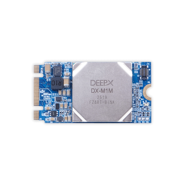 DEEPX M.2 2280 AI Inference Accelerator-25 TOPS 2-5W PCIe Gen3x4 Plug-and-Play Edge AI Module for Security & Smart Factories