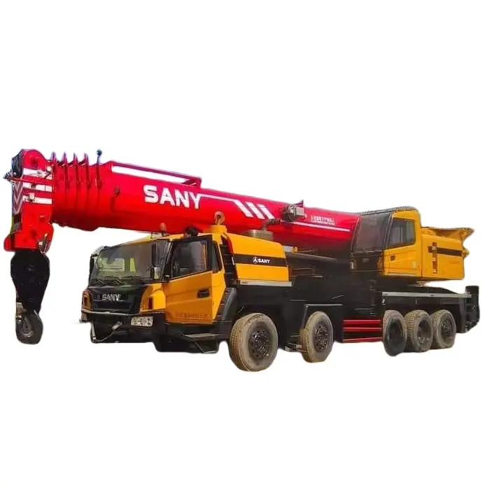 बिक्री के लिए उच्च गुणवत्ता प्रदर्शन प्रयुक्त मूल स्थिति Sany STC1000 100 टन हाइड्रोलिक टेलीस्कोपिक मोबाइल ट्रक क्रेन