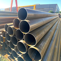 Tubería de riego agrícola X42 X46 X52 X56 Ssaw Steel Tubo de acero al carbono soldado en espiral suave de gran diámetro 5L Tubo redondo GB