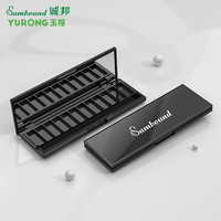 Lidschatten-Palette Palette Box Box Make-up benutzer definierte Logo leer benutzer definierte Glitter Private Label Lidschatten-Palette