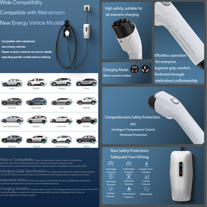 Chargeur de <span class=keywords><strong>voiture</strong></span> portable Shineyou personnalisable 40A 9,6KW pour une utilisation quotidienne, les voyages, les déplacements professionnels, taille compacte, sacs gratuits avec l'<span class=keywords><strong>achat</strong></span> - Product Image 4