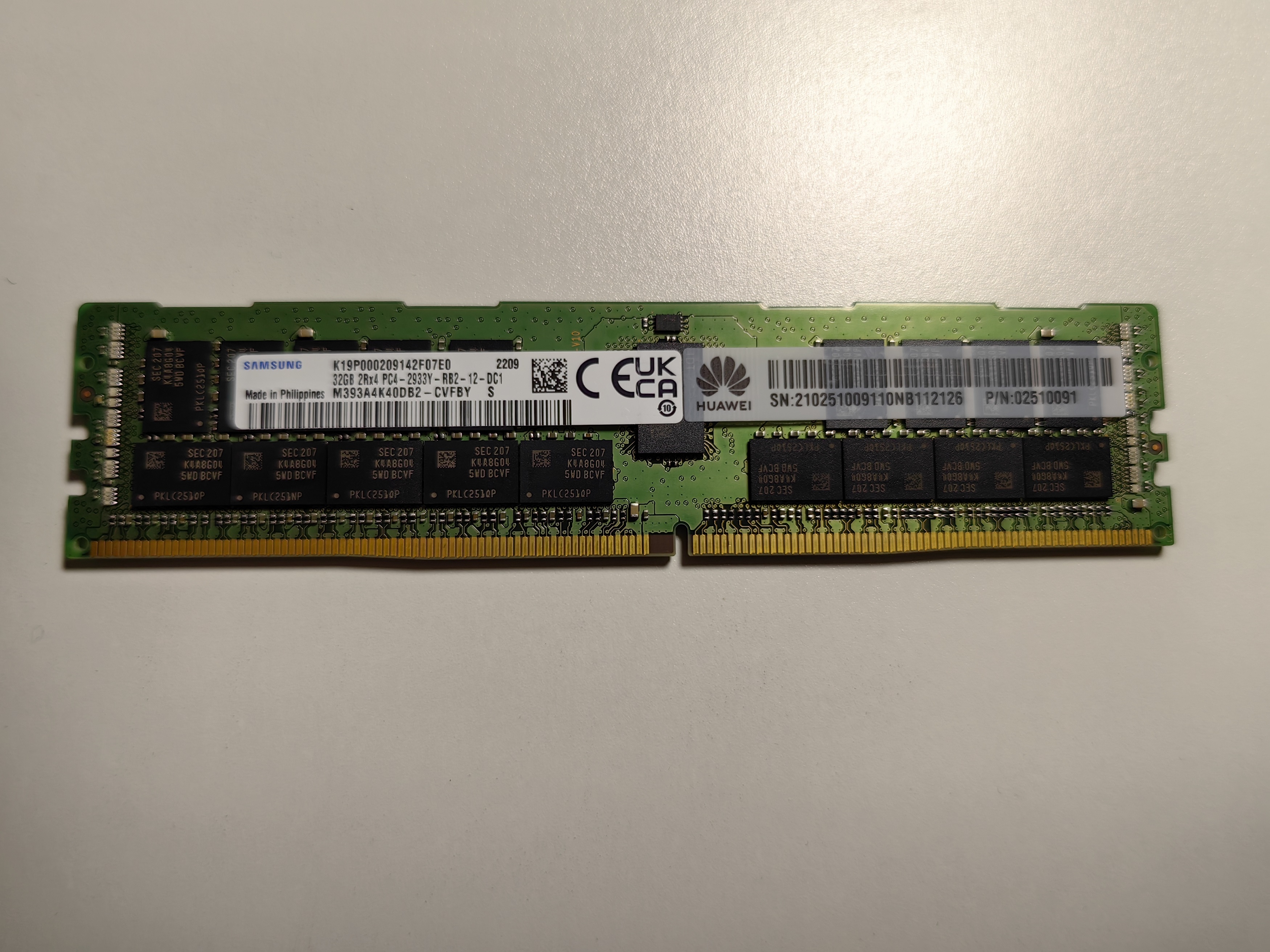 ラムレム Server Xfusion DDR4 64GB RAM - 3200 Mhz, REG ECC Memory
