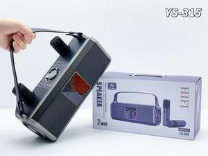 Système audio mobile YS-315 <span class=keywords><strong>pour</strong></span> télévision extérieure et <span class=keywords><strong>karaoké</strong></span> avec Bluetooth, microphone 30W, amplificateur audio intégré, <span class=keywords><strong>appareil</strong></span> portable LED - Product Image 5