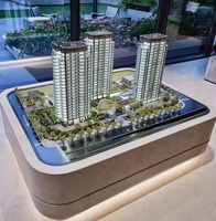 Maqueta Arquitectónica de Alta Precisión para Inmobiliarias, Mesa de Arena para Exhibición de Edificios Comerciales y Residenciales en Venta