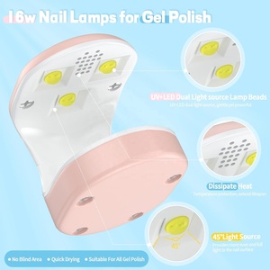 UV ánh sáng cho móng tay, Mini Nail chữa bệnh ánh sáng, USB Nail Máy sấy cho nhanh chóng chữa, 16 Wát UV LED Nail đèn - Product Image 3