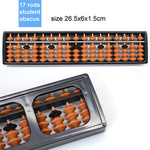 Enfants école jouets éducatifs outils mathématiques comptage cadre plastiques perles chine Soroban 7 9 11 13 15 17 tiges étudiant boulier - Product Image 2