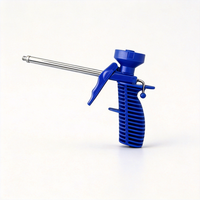 Pistolet à mousse PU Q-105, pistolet à calfeutrer, corps en PP, tube en acier inoxydable, buse en cuivre pour l'étanchéité des fenêtres et des portes